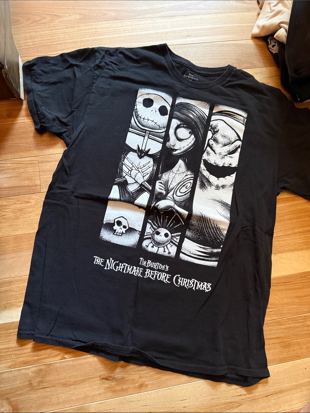 The Nightmare Before Christmas Black Graphic Tee